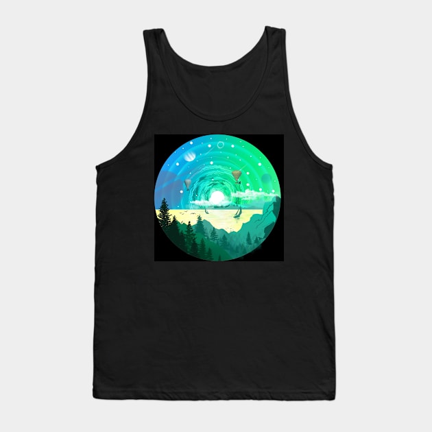 Fantasy landscape Tank Top by Dinar Omarov